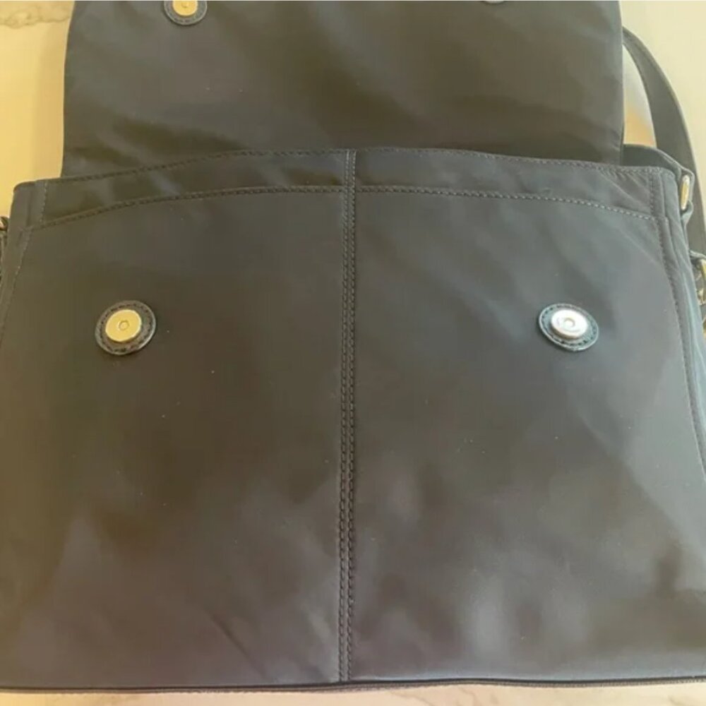 Kate Spade Blake Avenue Lyndon Messenger Bag Black EUC - Picture 8 of 16
